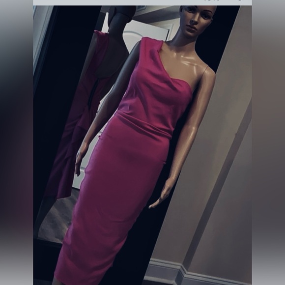 Magenta Pink Dress - Picture 3 of 9